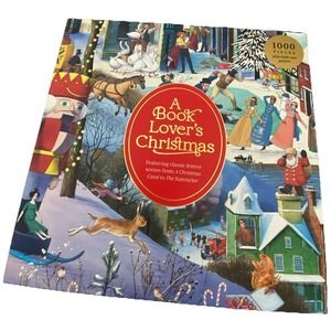 A Book Lover's Christmas 1000 Piece Puzzle: A 1000-Piece Jigsaw Puzzle (Hardback